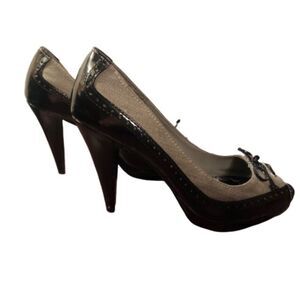 Charlotte Russe peep toe pumps.